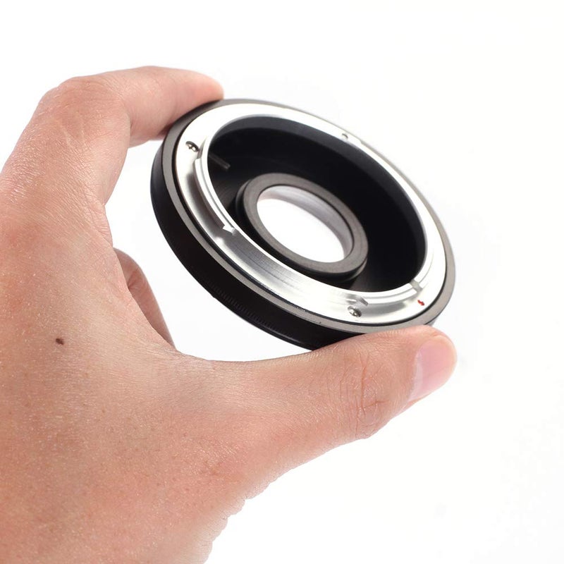 FocusFoto Adapter Ring for FD/FC Lens to EF EF-S Mount Camera with Optical Glass & Caps fits for EOS DSLR 5D Mark IV III II 1Ds 6D 7D 90D 80D 77D 70D 60D 1500D 1300D 1200D 760D 750D 700D - Image 2
